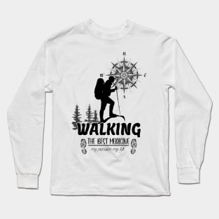 Walking Long Sleeve T-Shirt